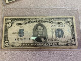 1 - 1934 C 5 Dollar Silver Certificate