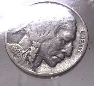 1928 - P Buffalo Indian Head Nickel Circulated