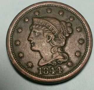 1844 N - 4 Large Cent 16