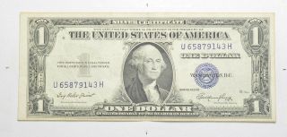 Crisp - 1935 - E United States Dollar Currency $1.  00 Silver Certificate 532