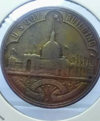 Worlds Columbian 1893 Expo Offical Medal U.  S.  Gov 