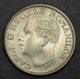 1936,  Kingdom Of Romania,  Carol Ii.  Nickel 100 Lei Coin.  Xf - Au