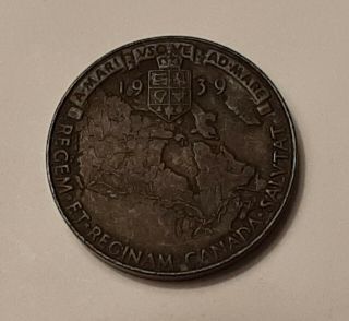 1939 King George Royal Visit To Canada Bronze Medal