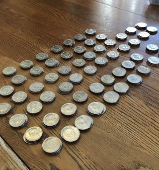 Complete Kennedy Half Dollar 1971 - 2018 P&d Set 94 Different Coins