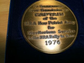 1976 NRA Freedom Medal with Presentation Box 2