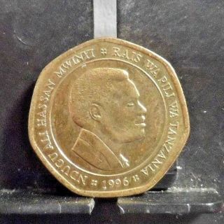 Circulated 1996 1 Shillingi Tanzania Coin (122418) R1.  Domestic