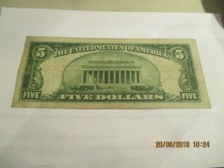 1934 5.  00 U.  S.  Federal Reserve Note 2