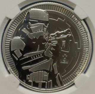 2018 Niue S$2 Star Wars Stormtrooper Early Releases Ngc Ms70