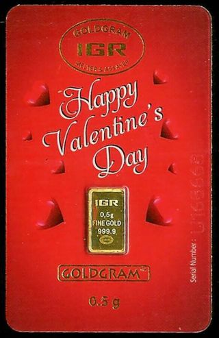 Igr Instanbul Gold Refinery Happy Valentine 