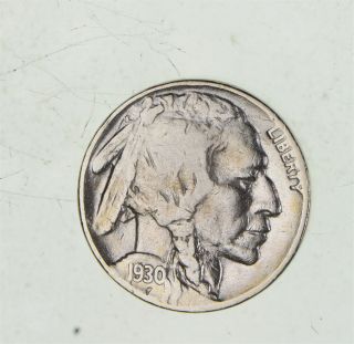 Full Horn - - Tough - 1930 - S Buffalo Nickel - Sharp Coin 463