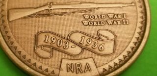 NRA UNC BRONZE MEDAL - M1903 RIFLE SERIES (1903 - 1936) NRA Incorporated in 1871 4