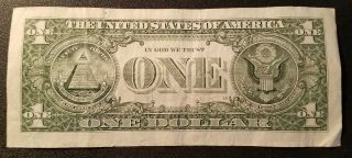2013 FRN Chicago,  IL 1 dollar FANCY low serial number G00001879C 5