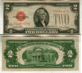 1928 G $2,  00 United States Note