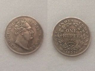 Coin 1 Rupee 1835 East India