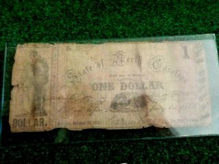 1861 The State Of North Carolina Note