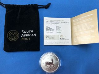 South Africa 2017 Silver Krugerrand 1 Troy Oz 999 50th Anniversary Coin