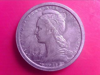 Cameroon 1 Franc 1948 Coin Aug24