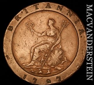 Great Britain: 1797 Two Pence - George Iii - Scarce I4825