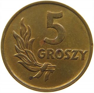 Poland 5 Groszy 1949 S14 765