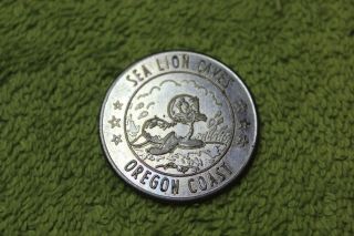Token - Medal - Sea Lion Caves - Oregon Coast - Good Luck - Souvenir