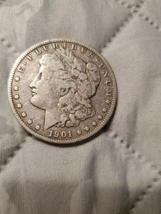 Early 1901 - O Morgan Liberty Silver Dollar - Us Coin Eagle Antique