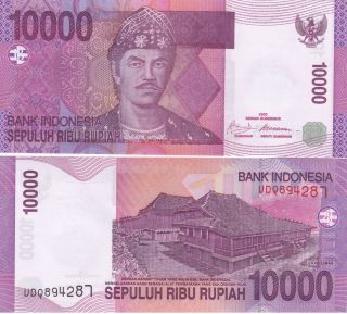 Indonesia - 10000 Rupiah 2009 Unc Lemberg - Zp