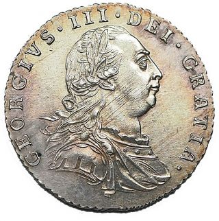 1787 Great Britain 6 Pence King George Iii - Very