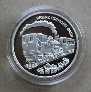2009 Switzerland Comm.  Coin,  Silver,  Proof,  20 Fr. ,  Orig.  Case Brb Train,