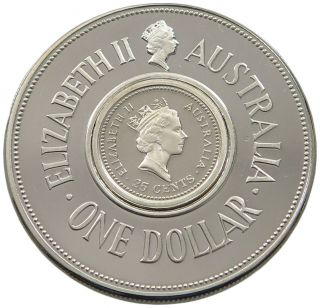 Australia Dollar 1988 Silver Proof Alb32 023