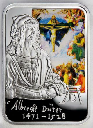Andorra 2010 Painters Of The World - Albrecht Dürer 28.  28g Silver Proof Coin