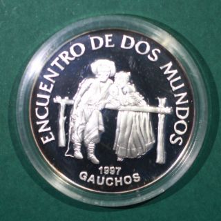 Uruguay - Iii Serie Ibero - American Encuentro De Dos Mundos 1997 Silver