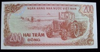 1987 Viet Nam 200 Dong Banknote P100 PG3465126 2