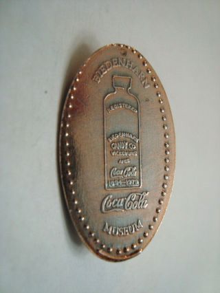 Biedenharn Coca - Cola Museum Vicksburg,  Ms - - Elongated Zinc Mule Penny