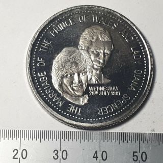 Marriage Of The Prince Of Wales And Lady Diana Spencer / London,  On Medal 1981