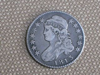 1813 Silver Bust Half Dollar - Vf