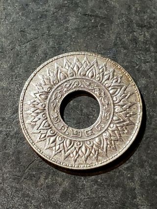 1941 THAILAND SILVER 10 SATANG - Rare Silver Coin - BIG VALUE - 2 2