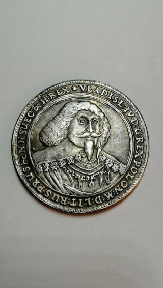 Coin,  Thaler 1637 Vladislav 4 Poland.