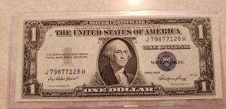 1935 E One Dollar Silver Certificate Uncirculated