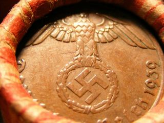 Estate Wheat Penny Roll 1943 Steel - Nazi Coin On Ends 8