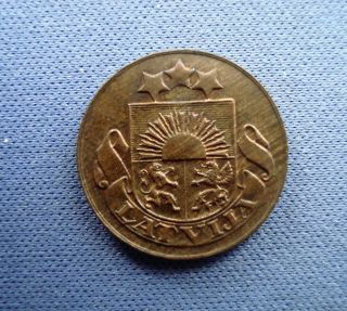 1928 Latvia - 1 Santims - Bronze Coin - 1483