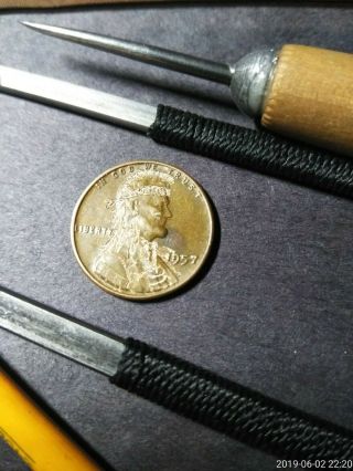 Hobo Nickel.  Hand Carved Coins By J.  T.  1957 Wheat Penny