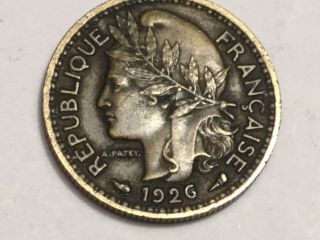 Cameroun 1926 50 Centimes Coin. ,