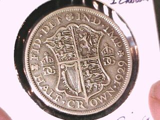 Great Britain 1929 Half Crown Silver
