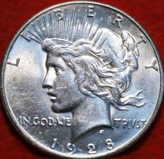 Uncirculated 1928 - S San Francisco Silver Peace Dollar