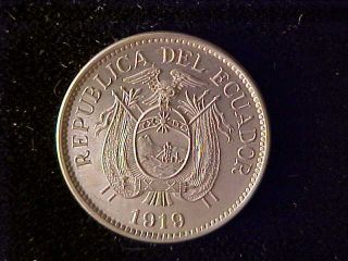 Ecuador 5 Centavos 1919 Bu
