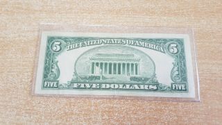 UNITED STATES OF AMERICA USA 5 DOLLARS 1953 VF,  SILVER CERTIFICATE NOTE 2