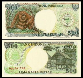 Indonesia 500 Rupiah,  1992,  P - 128,  Unc World Currency