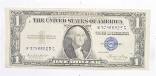 Crisp - 1935 - E United States Dollar Currency $1.  00 Silver Certificate 122