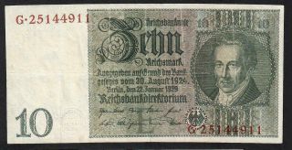 10 Reichsmark From Germany 1929