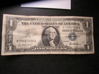 Estate 1 Dollar Silver Certificate 5 Dollar Us Note & Washington Fdc